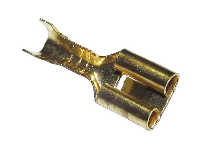 Faston - autokonektor 6,3mm neizolovaný, vodič do 1,5mm2