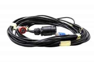 Kabeláž 4,55m pro světla s konektorem na 5 pinů a předními vývody